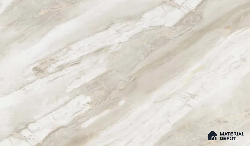 Golden Statuario Marble look LM 25866 D 8 ft x 4 ft Cross Cut Finish Decorative Laminate - 1 mm | Suitable for TV Unit, Wardrobe, Kitchen Cabinets