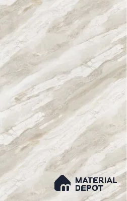 Golden Statuario Marble look LM 25860 B  8 ft x 4 ft Carving Marble Finish Decorative Laminate - 1 mm | Suitable for TV Unit, Wardrobe, Kitchen Cabinets