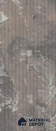 Storm Onyx Fluted look LM 25863 B  8 ft x 4 ft Fluente Finish Decorative Laminate - 1 mm | Suitable for TV Unit, Wardrobe, Kitchen Cabinate