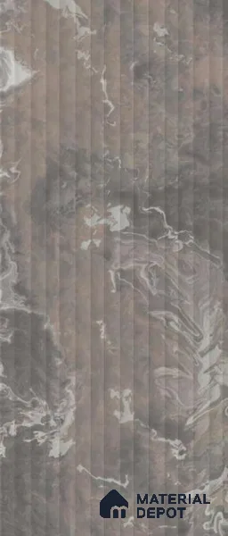 Storm Onyx Fluted look LM 25863 B  8 ft x 4 ft Fluente Finish Decorative Laminate - 1 mm | Suitable for TV Unit, Wardrobe, Kitchen Cabinate