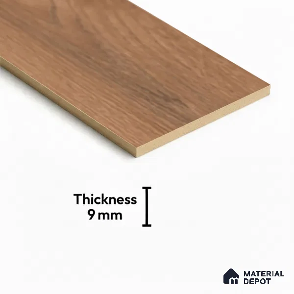 Wood Floor Tile TL 06109 11008 1200 x 200 mm Vitrified Matte Finish - 9 mm | 12 Random Design | Suitable For Living Room, Bedroom, Kitchen | 2-3 mm Spacer is Mandatory (Sample)