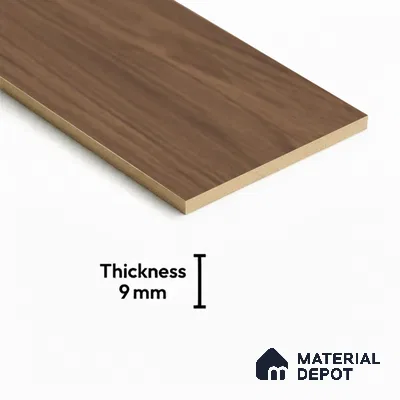 Wood Floor Tile TL 06112 Aspen Choco 1200 x 200 mm Vitrified Matte Finish - 9 mm | 12 Random Design | Suitable For Living Room, Bedroom, Kitchen | 2-3 mm Spacer is Mandatory