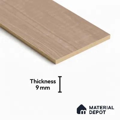 Wood Floor Tile TL 06114 Classic Grey 1200 x 200 mm Vitrified Matte Finish - 9 mm | 12 Random Design | Suitable For Living Room, Bedroom, Kitchen | 2-3 mm Spacer is Mandatory