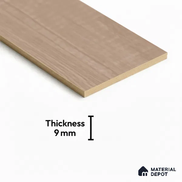 Wood Floor Tile TL 06114 Classic Grey 1200 x 200 mm Vitrified Matte Finish - 9 mm | 12 Random Design | Suitable For Living Room, Bedroom, Kitchen | 2-3 mm Spacer is Mandatory