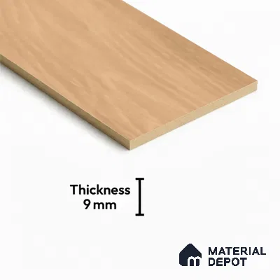 Wood Floor Tile TL 06115 Empire Natural 1200 x 200 mm Vitrified Matte Finish - 9 mm | 12 Random Design | Suitable For Living Room, Bedroom, Kitchen | 2-3 mm Spacer is Mandatory