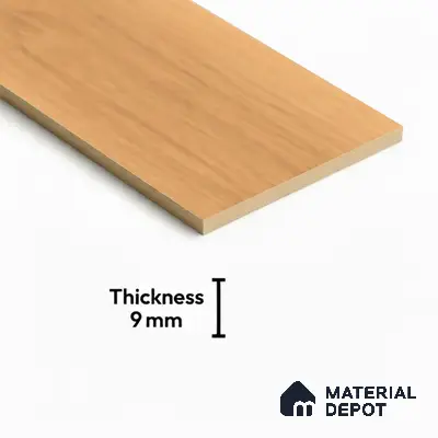 Wood Floor Tile TL 06117 Nordic Honey 1200 x 200 mm Vitrified Matte Finish - 9 mm | 12 Random Design | Suitable For Living Room, Bedroom, Kitchen | 2-3 mm Spacer is Mandatory