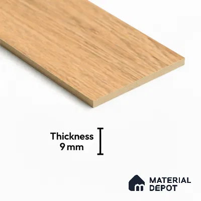 Wood Floor Tile TL 06108 6604 1200 x 200 mm Vitrified Matte Finish - 9 mm | 18 Random Design | Suitable For Living Room, Bedroom, Kitchen | 2-3 mm Spacer is Mandatory (Sample)