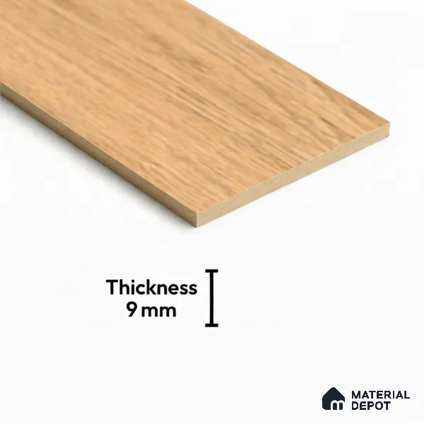 Wood Floor Tile TL 06108 6604 1200 x 200 mm Vitrified Matte Finish - 9 mm | 18 Random Design | Suitable For Living Room, Bedroom, Kitchen | 2-3 mm Spacer is Mandatory (Sample)