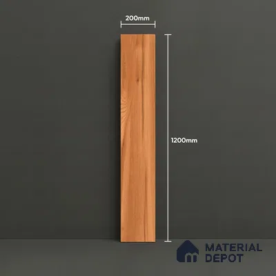 Wood Floor Tile TL 06103 5402 1200 x 200 mm Vitrified Matte Finish - 9 mm | 6 Random Design | Suitable For Living Room, Bedroom, Kitchen | 2-3 mm Spacer is Mandatory (Sample)