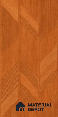 Wood Floor & Wall Tile TL 06118 B Parquet Teak 4 ft x 2 ft Vitrified Matte Finish - 9 mm | 4 Random Design | Suitable For Living Room, Bedroom, Bathroom, Kitchen (Sample)