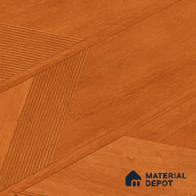 Wood Floor & Wall Tile TL 06118 B Parquet Teak 4 ft x 2 ft Vitrified Matte Finish - 9 mm | 4 Random Design | Suitable For Living Room, Bedroom, Bathroom, Kitchen (Sample)
