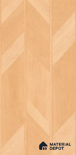 Wood Floor & Wall Tile TL 06118 Parquet Pine 4 ft x 2 ft Vitrified Matte Finish - 9 mm | 4 Random Design | Suitable For Living Room, Bedroom, Bathroom, Kitchen (Sample)