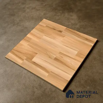 Wooden Tile TL 04674 Maple Elegant Pale Brown 2 ft x 2 ft Porcelain Matte Finish 8 mm | Suitable for Living Room, Bedroom, Bathroom, Kitchen & Balcony