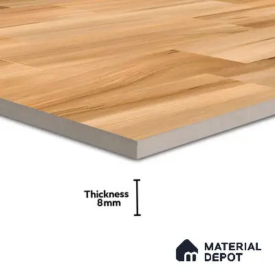 Wooden Tile TL 04674 Maple Elegant Pale Brown 2 ft x 2 ft Porcelain Matte Finish 8 mm | Suitable for Living Room, Bedroom, Bathroom, Kitchen & Balcony