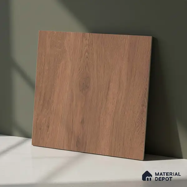Brown Wood Floor Tile TL 06806 B Lustra Urban Dune 2 ft x 2 ft Vitrified Carving Matte Finish - 9 mm | 4 Random Design | Suitable for Living Room, Bedroom, Bathroom
