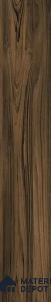 Wooden Floor Tile TL 04735 Plank Scape African Dark Wood 1200 x 200 mm Vitrified Matte Finish - 9 mm | Random Design | Suitable for Living Room, Bedroom, Kitchen, Bathroom (Sample)