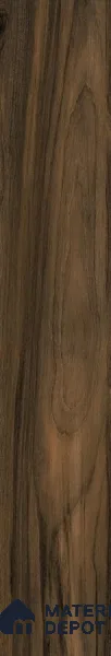 Wooden Floor Tile TL 04735 Plank Scape African Dark Wood 1200 x 200 mm Vitrified Matte Finish - 9 mm | Random Design | Suitable for Living Room, Bedroom, Kitchen, Bathroom (Sample)