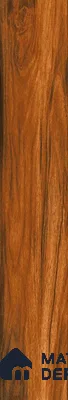 Wooden Floor Tile TL 04812 Plank Scape Palmwood Brown 1200 x 200 mm Vitrified Matte Finish - 9 mm | Random Design | Suitable for Living Room, Bedroom, Kitchen, Bathroom (Sample)