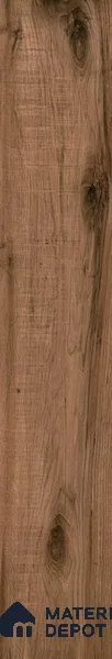Wooden Floor Tile TL 04816 Plank Scape Regal Mahogany 1200 x 200 mm Vitrified Matte Finish - 9 mm | Random Design | Suitable for Living Room, Bedroom, Kitchen, Bathroom (Sample)