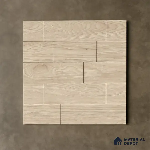 Wooden Tile TL 04683 Maple Espresso 2 ft x 2 ft Porcelain Matte Finish 8 mm | Suitable for Living Room, Bedroom, Bathroom, Kitchen & Balcony