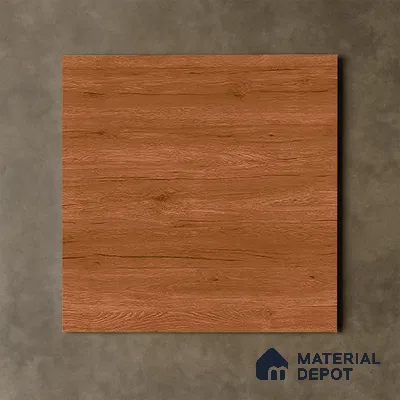 Wooden Tile TL 04681 Maple Natural Copper Brown 2 ft x 2 ft Porcelain Matte Finish 8 mm | Suitable for Living Room, Bedroom, Bathroom, Kitchen & Balcony