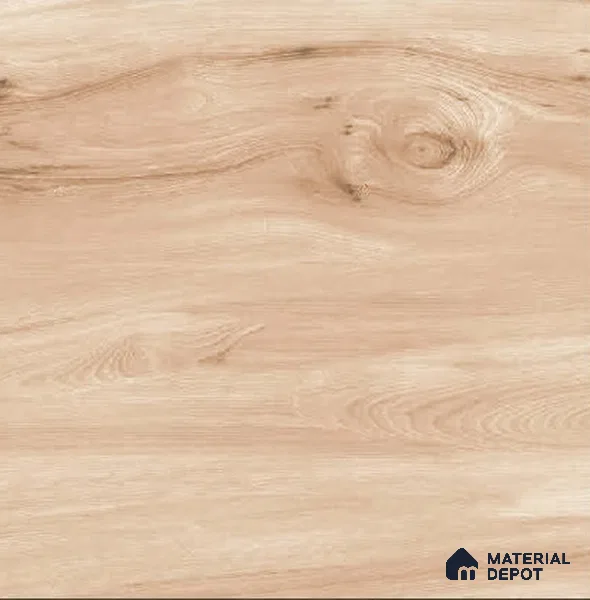 Wooden Tile TL 04682 Maple Nocciola Brown 2 ft x 2 ft Porcelain Matte Finish 8 mm | Suitable for Living Room, Bedroom, Bathroom, Kitchen & Balcony