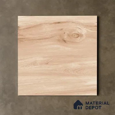 Wooden Tile TL 04682 Maple Nocciola Brown 2 ft x 2 ft Porcelain Matte Finish 8 mm | Suitable for Living Room, Bedroom, Bathroom, Kitchen & Balcony
