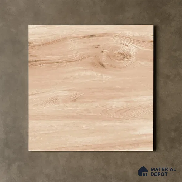 Wooden Tile TL 04682 Maple Nocciola Brown 2 ft x 2 ft Porcelain Matte Finish 8 mm | Suitable for Living Room, Bedroom, Bathroom, Kitchen & Balcony