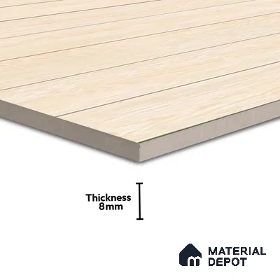 Wooden Tile TL 04680 Maple Saratoga 2 ft x 2 ft Porcelain Matte Finish 8 mm | Suitable for Living Room, Bedroom, Bathroom, Kitchen & Balcony