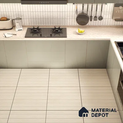Wooden Tile TL 04680 Maple Saratoga 2 ft x 2 ft Porcelain Matte Finish 8 mm | Suitable for Living Room, Bedroom, Bathroom, Kitchen & Balcony