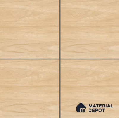 Wooden Tile TL 04678 Maple Sparrow Brown 2 ft x 2 ft Porcelain Matte Finish 8 mm | Suitable for Living Room, Bedroom, Bathroom, Kitchen & Balcony