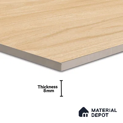 Wooden Tile TL 04678 Maple Sparrow Brown 2 ft x 2 ft Porcelain Matte Finish 8 mm | Suitable for Living Room, Bedroom, Bathroom, Kitchen & Balcony
