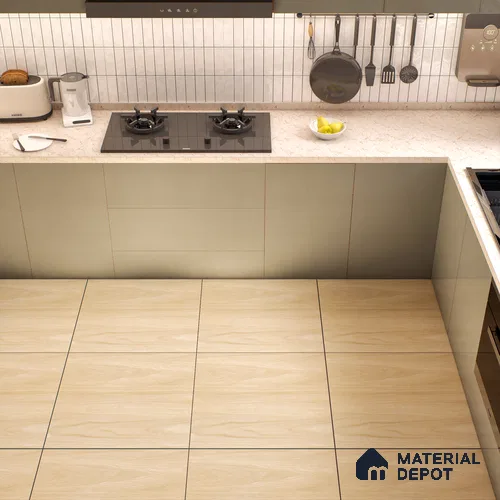 Wooden Tile TL 04678 Maple Sparrow Brown 2 ft x 2 ft Porcelain Matte Finish 8 mm | Suitable for Living Room, Bedroom, Bathroom, Kitchen & Balcony