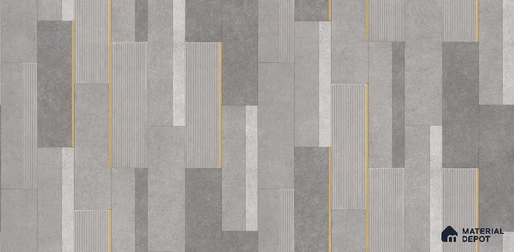 10300-4 17ft x 3.5 ft (42 Inches) Patterned Look Wallpaper - 59 Sq. Ft. | Minimum 15% wastage during installation