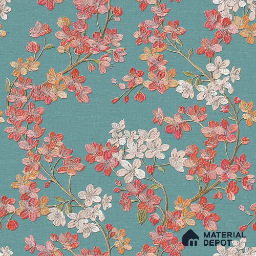 322205 | 32 ft x 1.73 ft (20.76 Inches) Florals Look Wallpaper - 57.05 Sq. Ft. | Minimum 15% wastage during installation