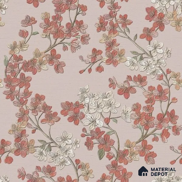 322204 | 32 ft x 1.73 ft (20.76 Inches) Florals Look Wallpaper - 57.05 Sq. Ft. | Minimum 15% wastage during installation