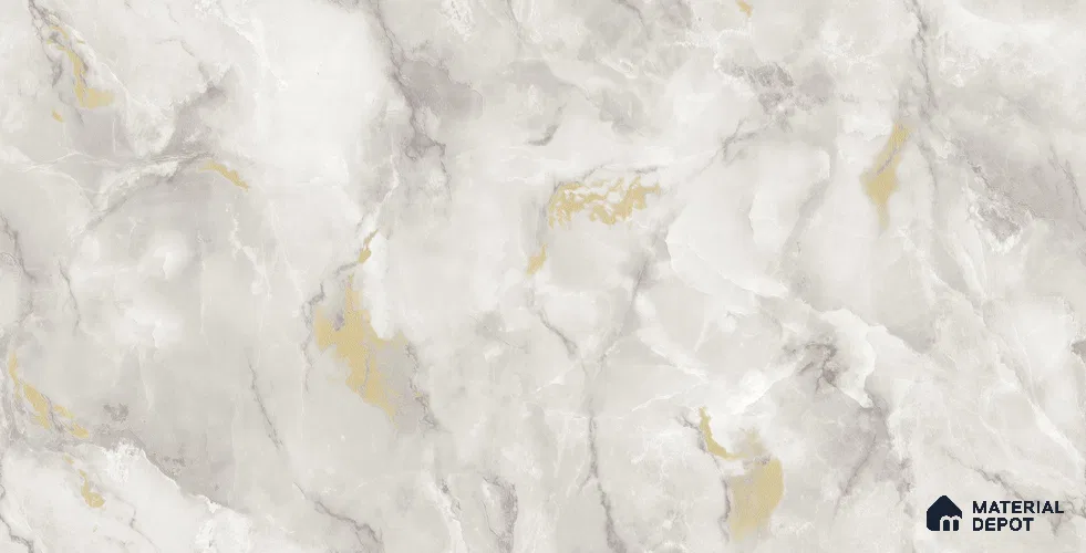 10258-1 | 5.18 Meter x 42 Inch PVC Marble Look Wallpaper - 59.5 Sq. Ft. | Minimum 10% wastage during installation