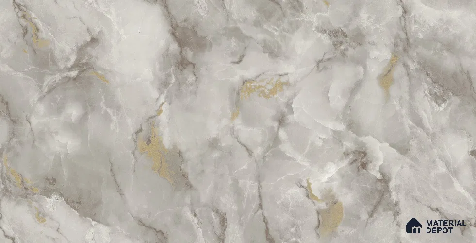 10258-4 | 5.18 Meter x 42 Inch PVC Marble Look Wallpaper - 59.5 Sq. Ft. Image 01