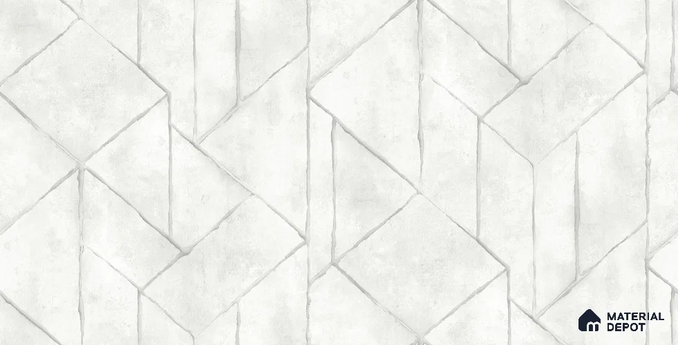 10256-1 | 5.18 Meter x 42 Inch PVC Geometric Look Wallpaper - 59.5 Sq. Ft. | Minimum 15% wastage during installation