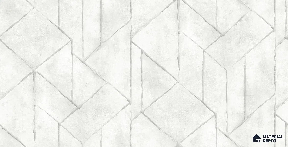10256-1 | 5.18 Meter x 42 Inch PVC Geometric Look Wallpaper - 59.5 Sq. Ft. | Minimum 15% wastage during installation