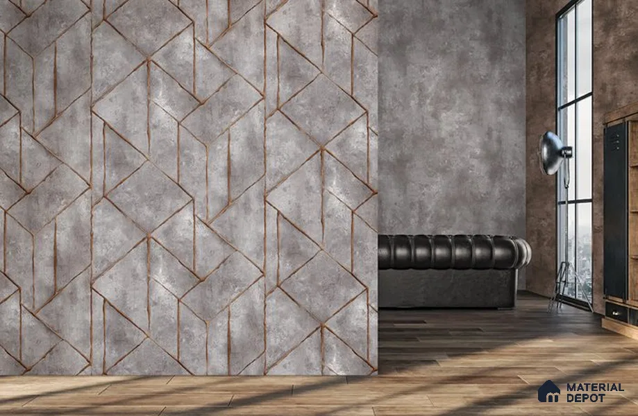 10255-9 | 5.18 Meter x 42 Inch PVC Marble Look Wallpaper - 59.5 Sq. Ft. | Minimum 10% wastage during installation