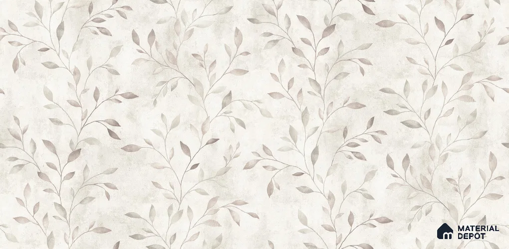 10254-1 | 5.18 Meter x 42 Inch PVC Florals Look Wallpaper - 59.5 Sq. Ft. | Minimum 15% wastage during installation