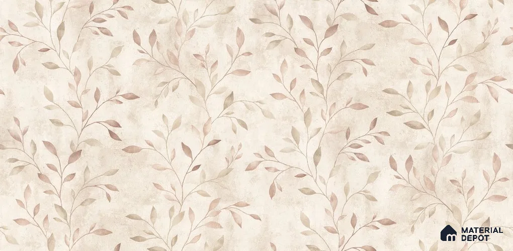 10254-2 | 5.18 Meter x 42 Inch PVC Florals Look Wallpaper - 59.5 Sq. Ft. | Minimum 15% wastage during installation