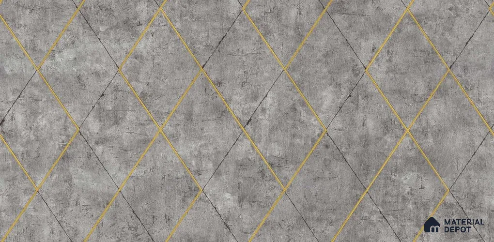10240-5 | 5.18 Meter x 42 Inch PVC Geometric Look Wallpaper - 59.5 Sq. Ft. | Minimum 15% wastage during installation