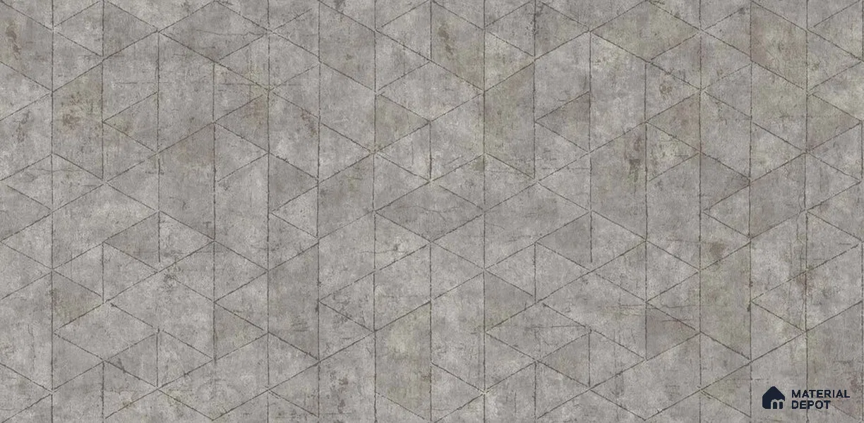 10239-5 | 5.18 Meter x 42 Inch PVC Geometric Look Wallpaper - 59.5 Sq. Ft. | Minimum 15% wastage during installation