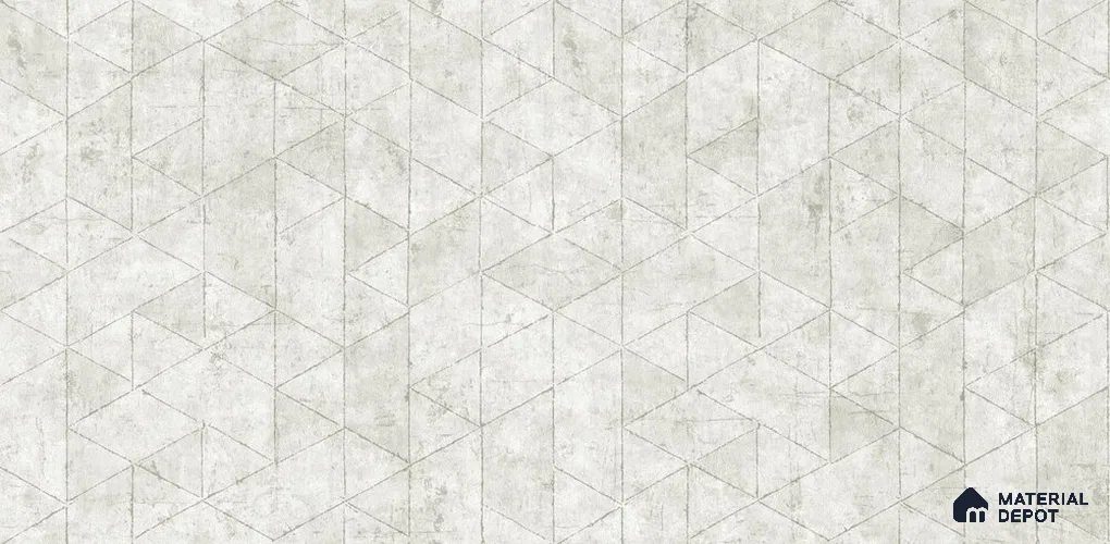 10239-1 | 5.18 Meter x 42 Inch PVC Geometric Look Wallpaper - 59.5 Sq. Ft. | Minimum 15% wastage during installation