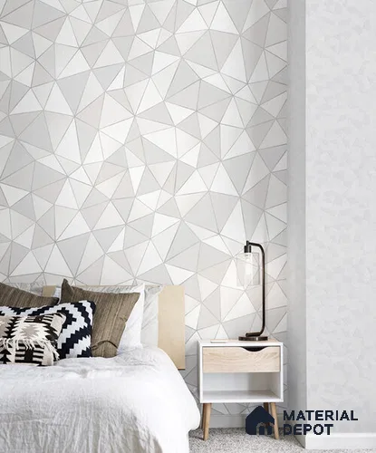 10229-1 | Pearl White Soft Speckle PVC Patterned Wallpaper - 5.18 Meter x 42 Inch, 59.5 Sq. Ft. (Min. 15% Wastage)