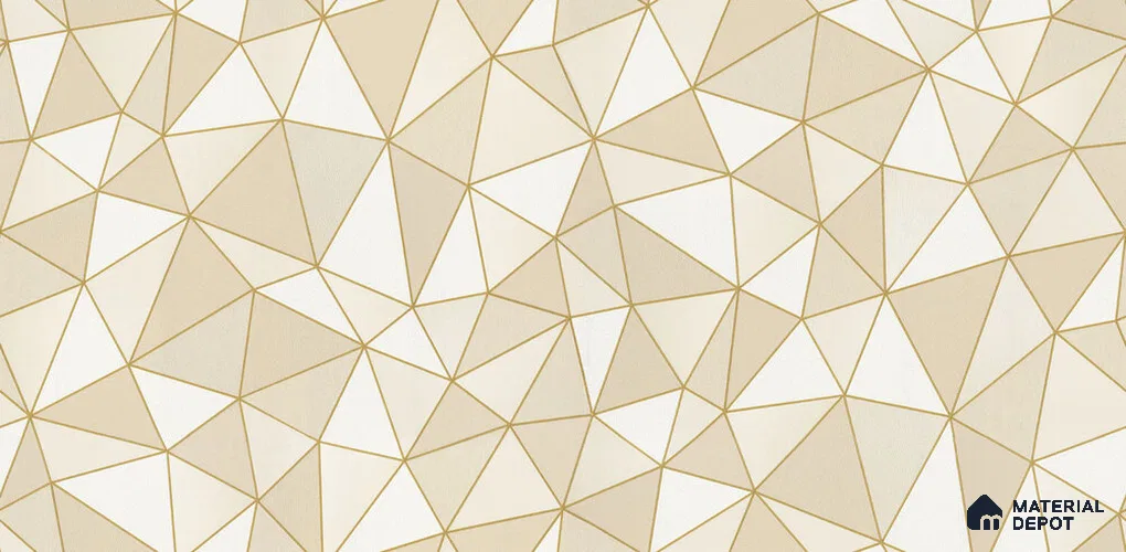10230-2 | 5.18 Meter x 42 Inch PVC Geometric Look Wallpaper - 59.5 Sq. Ft. | Minimum 15% wastage during installation