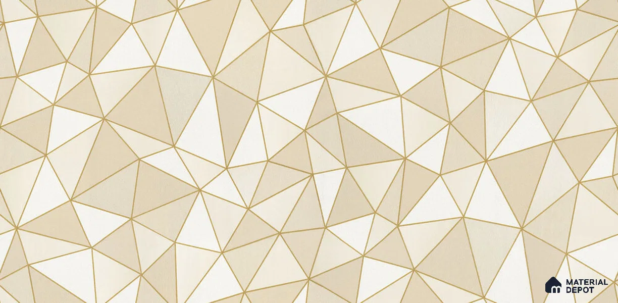 10230-2 | 5.18 Meter x 42 Inch PVC Geometric Look Wallpaper - 59.5 Sq. Ft. | Minimum 15% wastage during installation