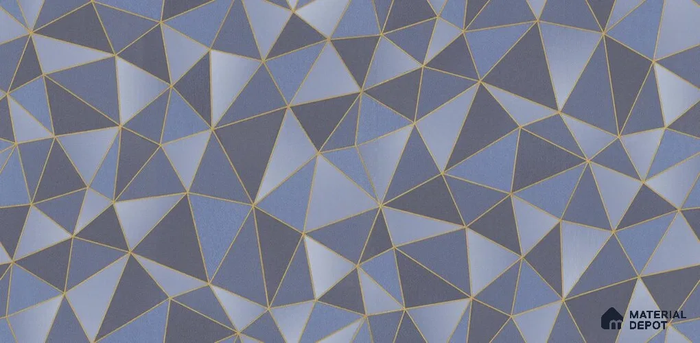 10230-4 | 5.18 Meter x 42 Inch PVC Geometric Look Wallpaper - 59.5 Sq. Ft. | Minimum 15% wastage during installation